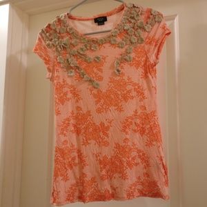 Anthropologie wool-blend tee